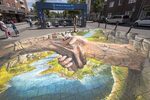 3D Bild Pflastermalerei