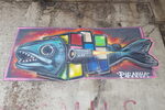 Piranha als Paste-Up