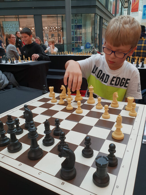 Konzentration auf den nächsten Schachzug