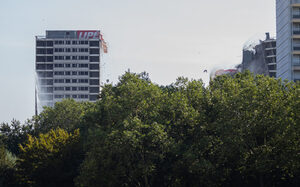 Sprengung Weißer Riese Ottostr 24-30 September 2021