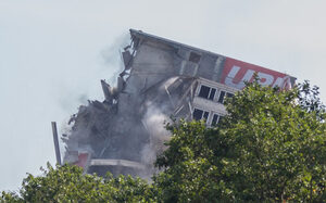 Sprengung Weißer Riese Ottostr 24-30 September 2021