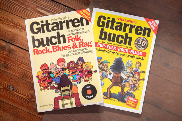 Bunt, ansprechend und ohne Noten! Burschs Werke gehören zu den Klassikern der Gitarrenlehre.