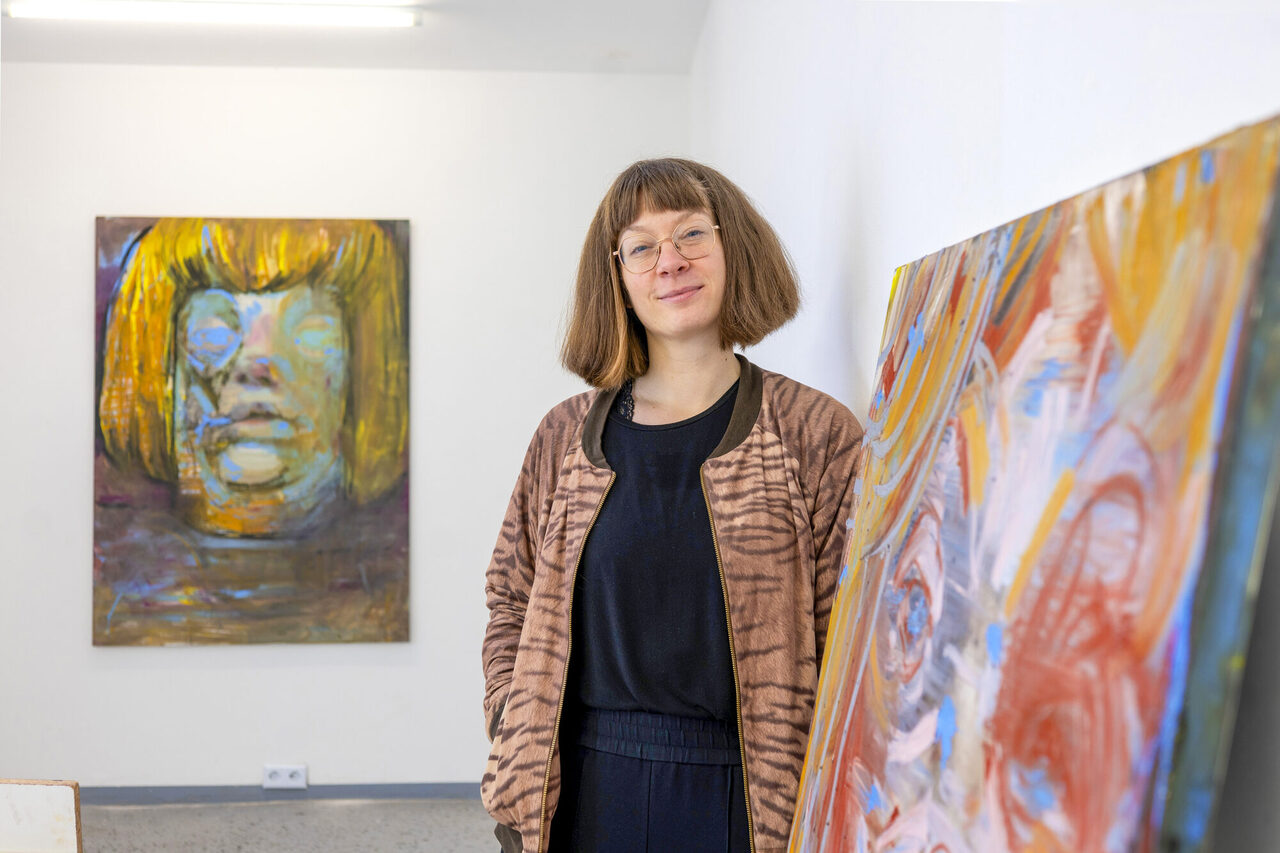 Noch bis Ende Februar sind einige von Lisas Arbeiten im SG1 zu sehen.