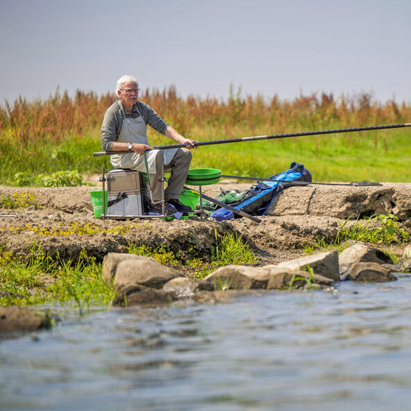 Dieter Wilms ist noch einer der wenigen Angler, die das unberingte Stippfischen ausüben.