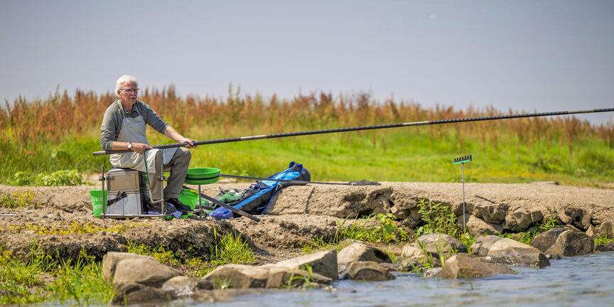 Dieter Wilms ist noch einer der wenigen Angler, die das unberingte Stippfischen ausüben.