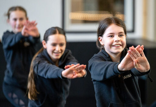Jede Pose muss geübt sein, damit am Sonntag auch alles sitzt.