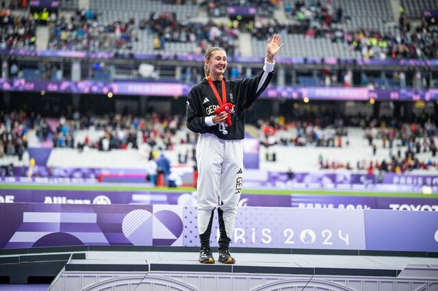 Für Nele war die Siegerehrung ein "unfassbarer Moment".