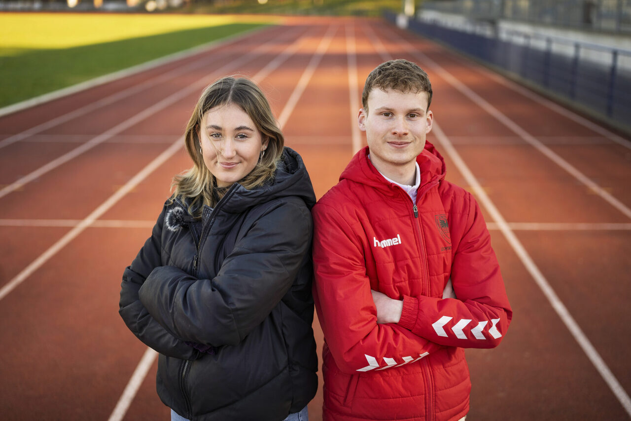 Mit ihrem früheren Trainingspartner Paul Rücker ist die Sportlerin noch heute eng befreundet