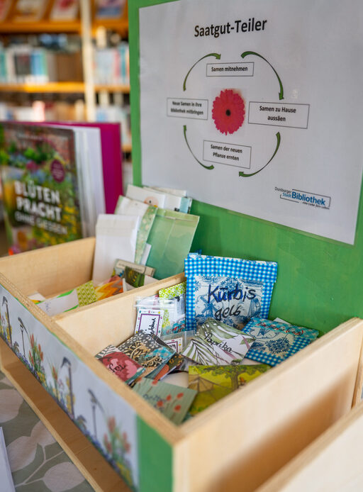 So oder ähnlich sehen die Saatgutteiler in den städtischen Bibliotheken aus.