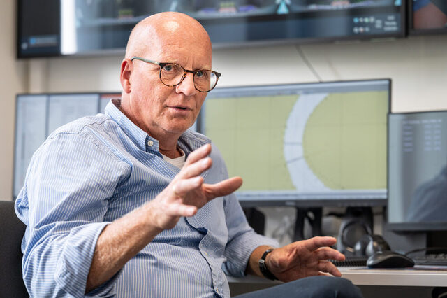 Flachwasserfahrsimulator SANDRA II im Schiffer-Berufskolleg Rhein