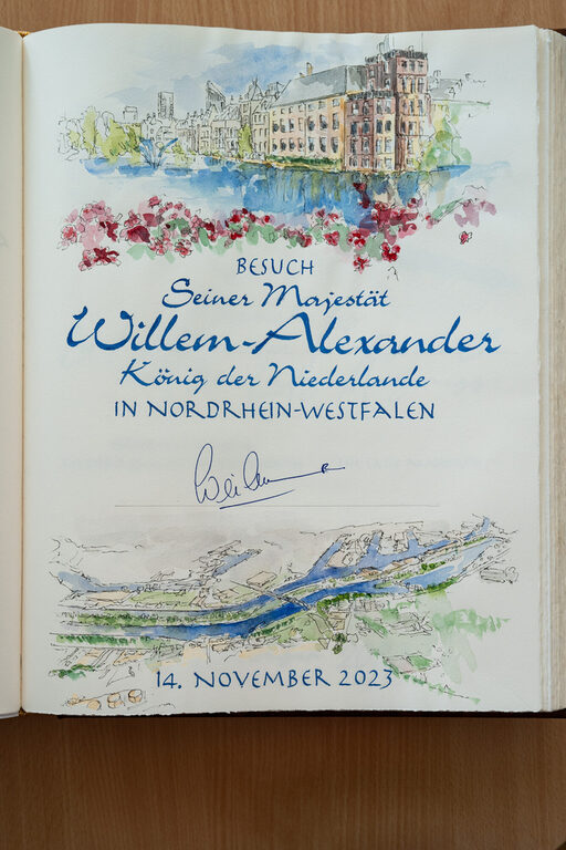 Ein Highlight der jüngeren Vergangenheit: der Besuch des niederländischen Königs Willem-Alexander am 14. November 202