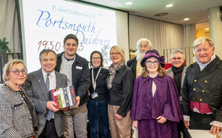 75-jähriges Jubiläum der Städtepartnerschaft zwischenDuisburg und Portsmouth