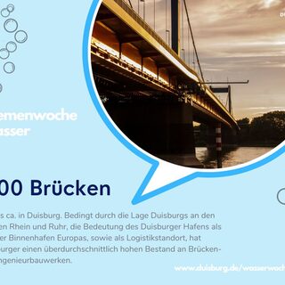 700 Brücken in Duisburg