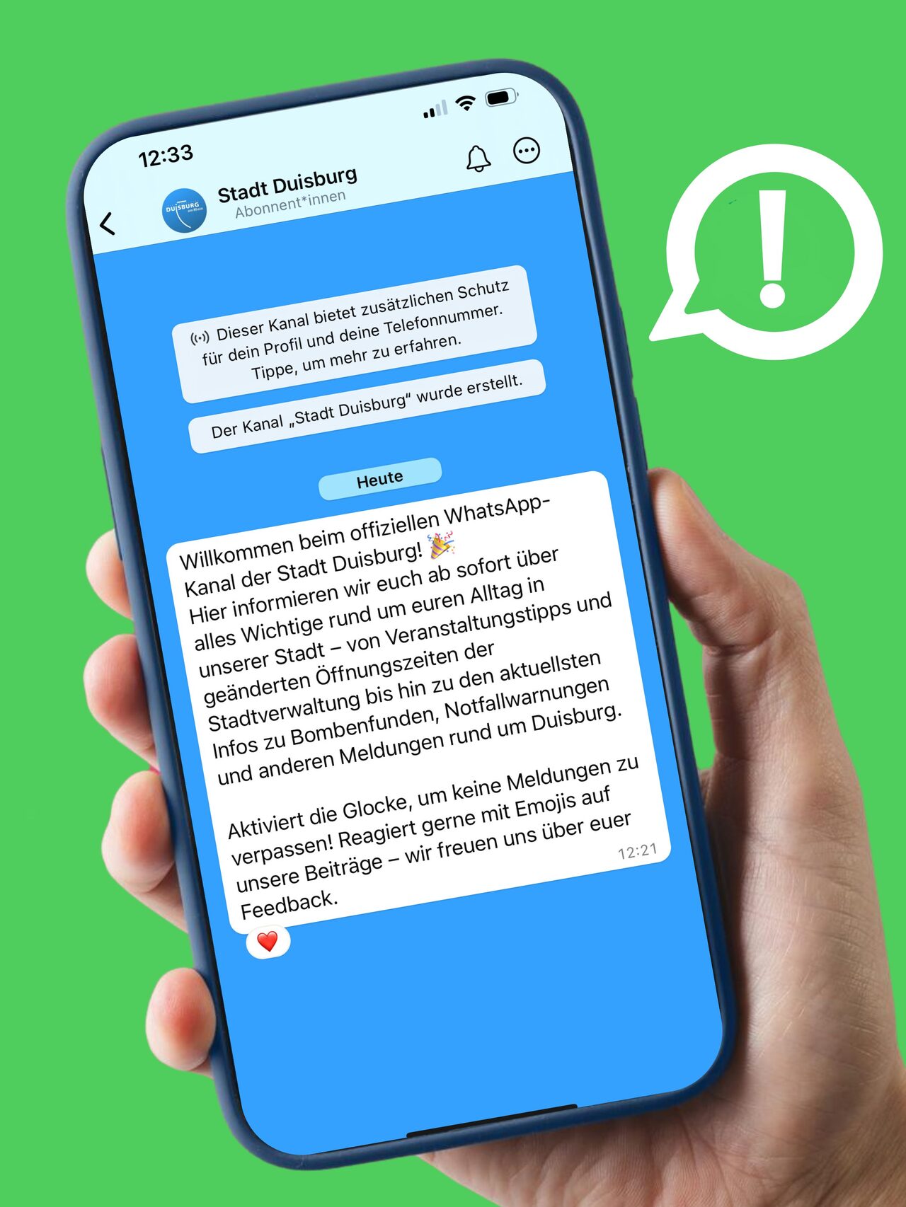 Symbolbild für WhatsAppKanal