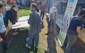 Mitmachstand beim Weltkindertag