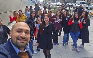 Eine Gruppe von Menschen