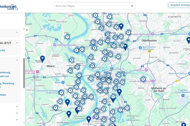 Ausschnitt Bildungslandkarte