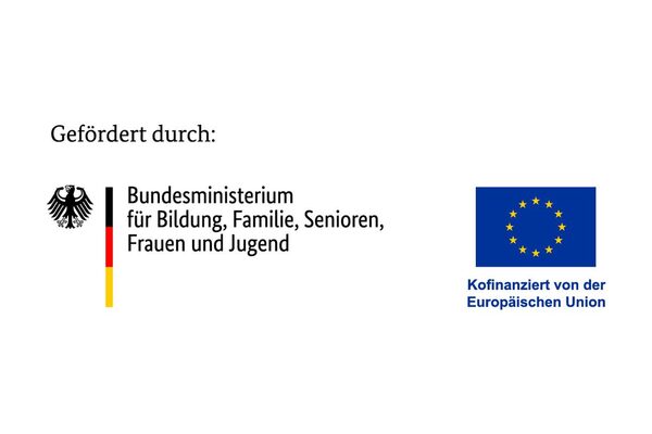Logo des Bundesministeriums für Bildung, Familie, Senioren, Frauen und Jugend und der EU