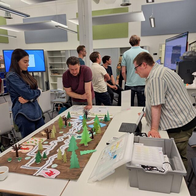 Gruppe bei einem Workshop