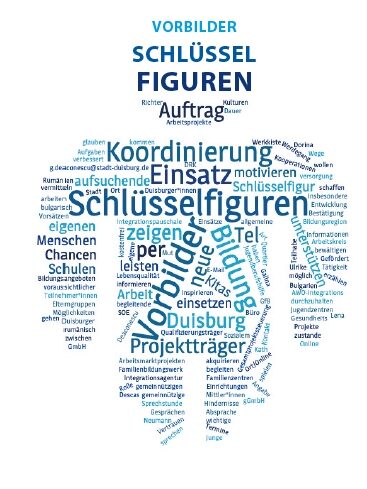 Männchen, das aus Worten besteht