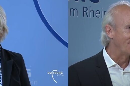 Frau Beigeordnete Neese und Herr Heckner