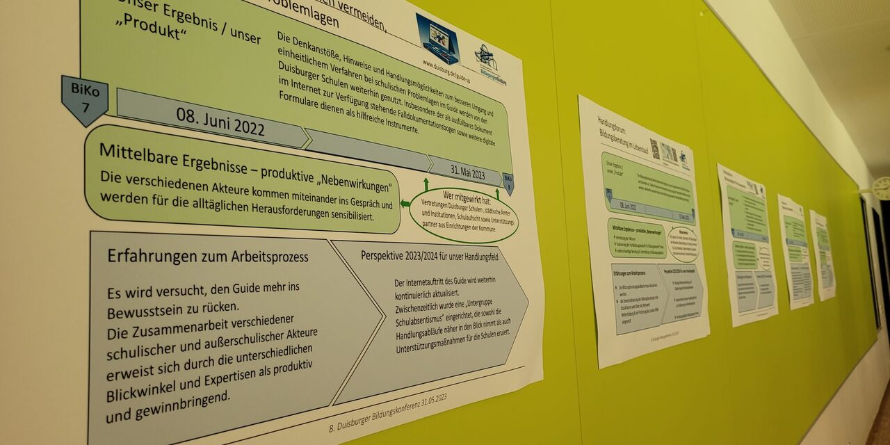 Plakate der Handlungsforen