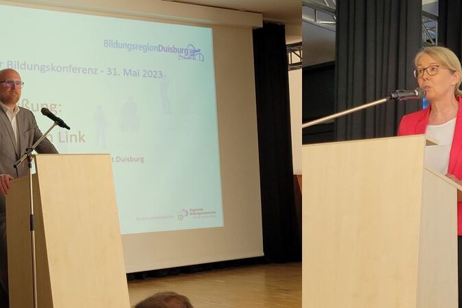 Oberbürgermeister Sören Link und Dagmar Domeier, KBM