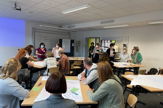 Plakat mit Ergebnissen des Themenforums