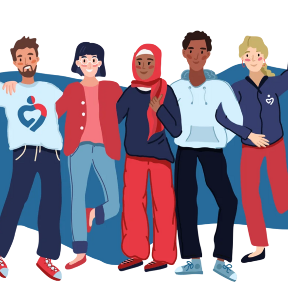 Logo Bild Menschen im Comicstyle