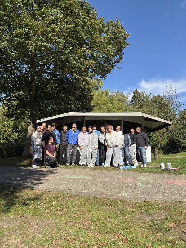 Gruppenfoto der Mitarbeitenden der Targo Bank