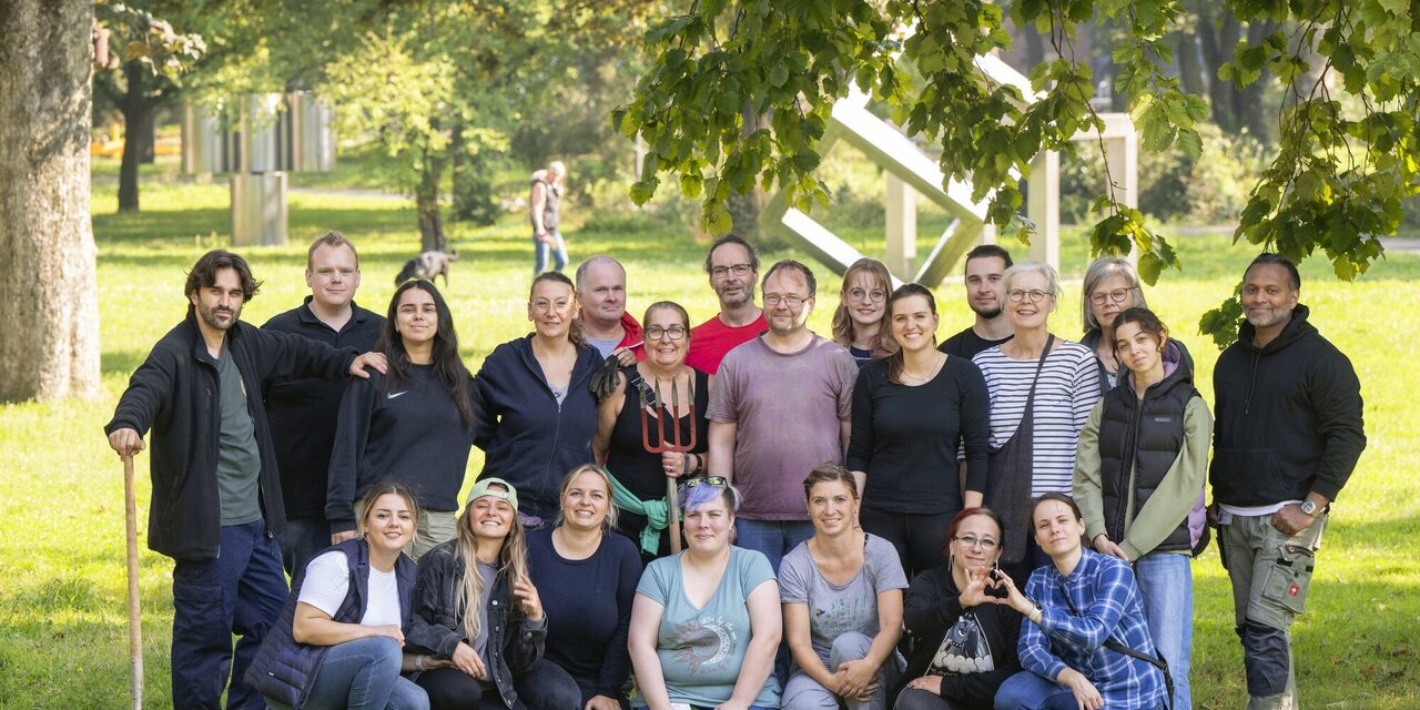 Mitarbeiterinnen und Mitarbeiter der TARGO BANK in Kants Garten