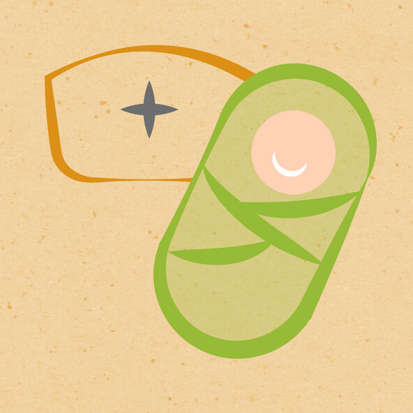 Piktogram Frühe Hilfen Baby