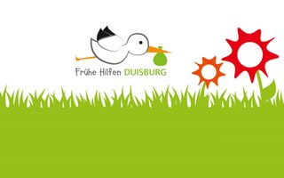Logobild Storch Frühe Hilfen