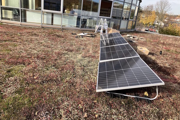 PV-Module an der Lise-Meitner-Gesamtschule