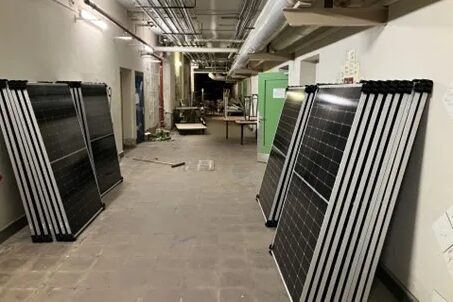 Einlagern der PV2School Module