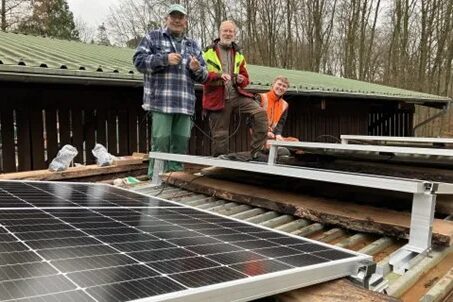 PV2School-Anlage am Forst Curtius installiert