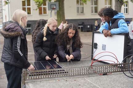 PV2School-Workshop besucht die Gustav-Heinemann-Realschule