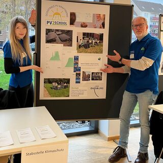 Stabsstelle Klimaschutz mit PV2School auf der 10. Duisburger Bildungskonferenz