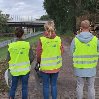 Prima.Klima beim Rhine Clean-Up