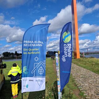 Prima.Klima beim Rhine Clean-Up
