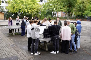 PV2School-Workshop besucht die Gustav-Heinemann-Realschule