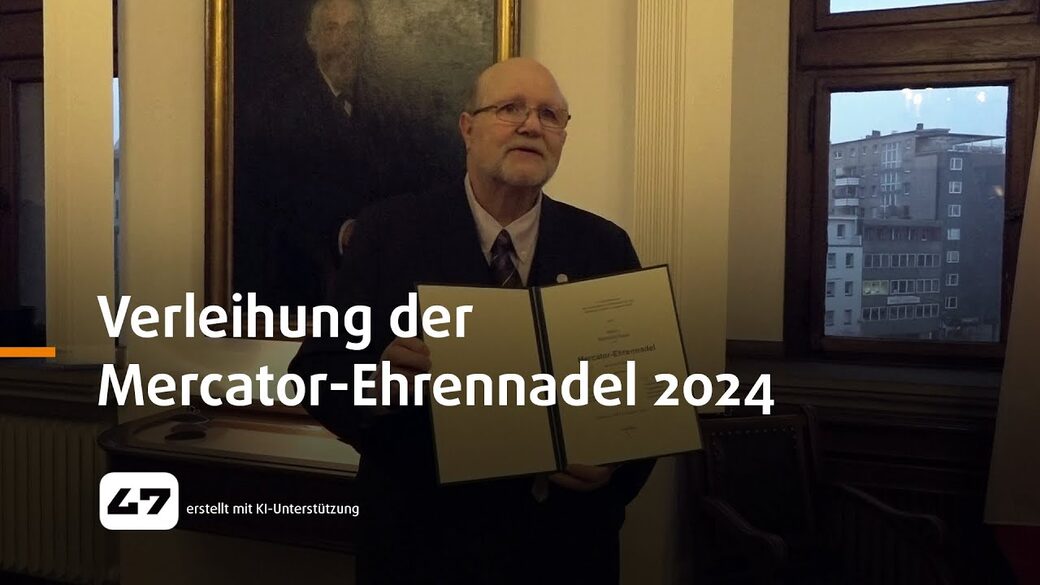 Verleihung Mercator Ehrennadel 2024