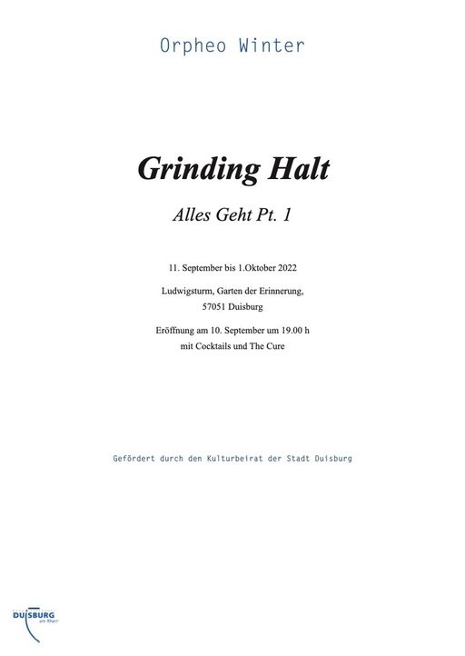 Grinding Halt