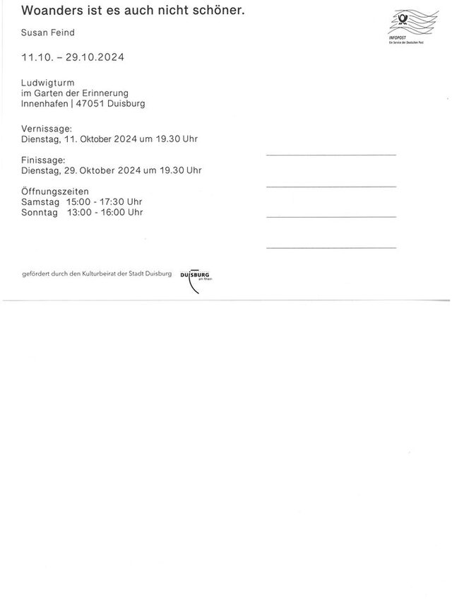 Woanders ist auch nicht schöner I