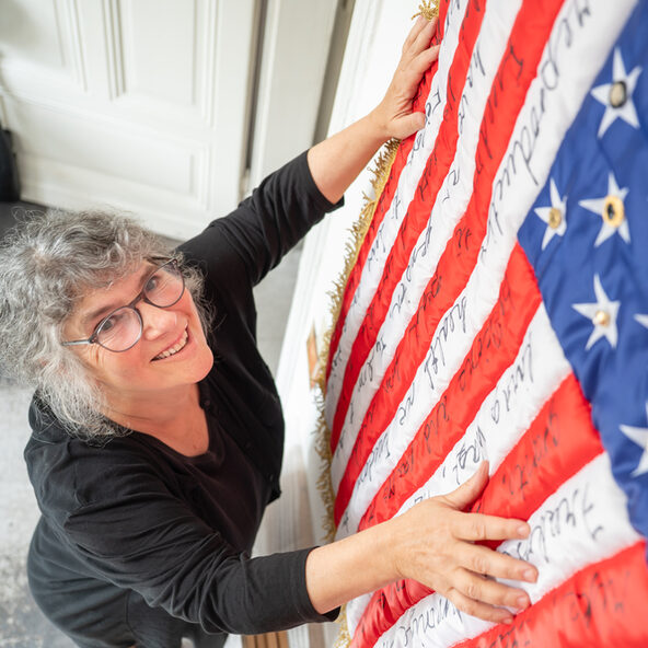 Blauer Farbverlauf Hintergrundbild