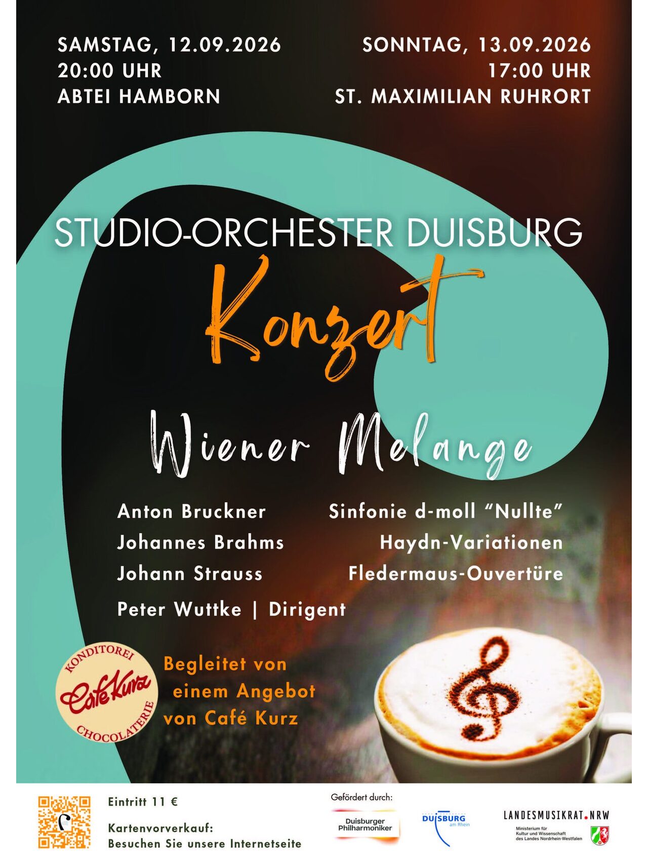 Flyer Serenadenkonzert Ruhrort 2024