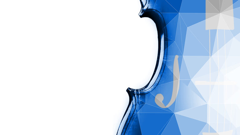 Cello yellow  background.