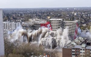 Sprengung weißer Riese