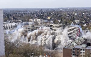 Sprengung weißer Riese