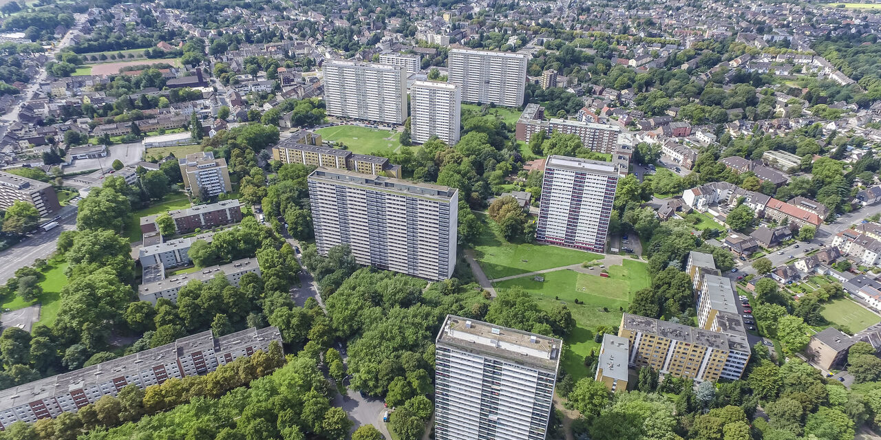 Luftbild aus Hochheide